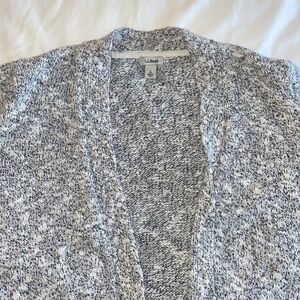 L.L. Bean Women's Marled Gray Cardigan